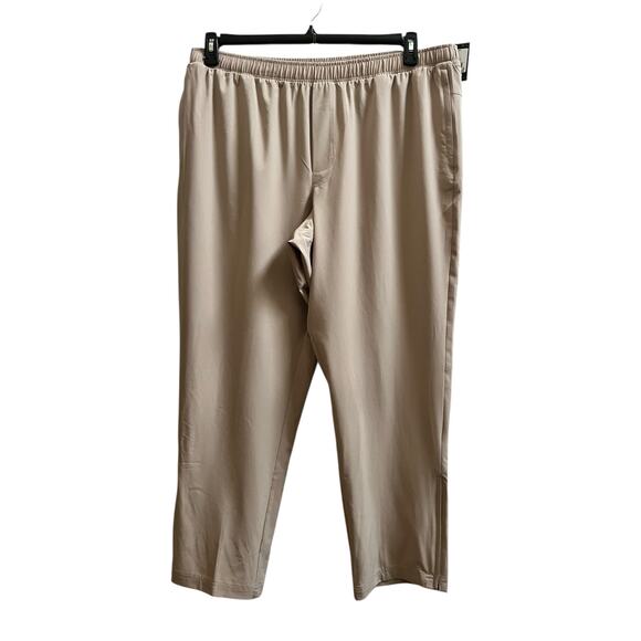 DSG Men’s Khaki Agility Straight Fit Active Elastic Inner Drawstring Pant XXL - Picture 2 of 14